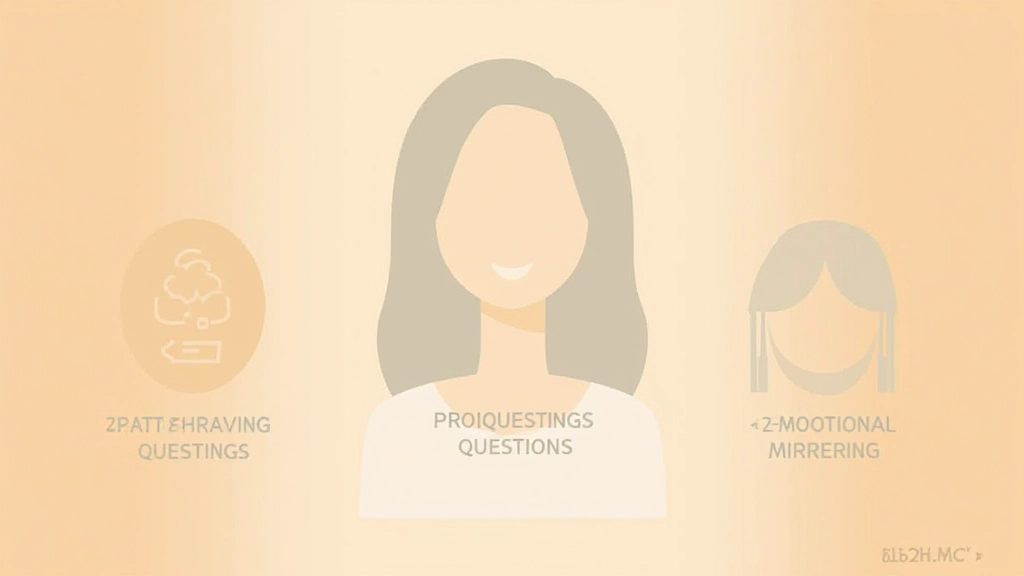 Three reflective listening techniques displayed in a calm professional setting with visual hierarchy